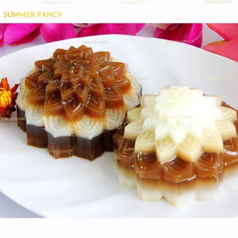 Combo khuôn rau câu trung thu 9cm