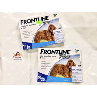Thuốc nhỏ gáy trị ve chó Frontline Plus MERIAL 10 – 20kg (1 tuýp)