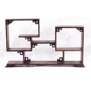 Kệ gỗ mini có ke góc chắc chắn, rất thẩm mỹ. Dùng để bày bộ ấm trà hoặc trang trí không gian