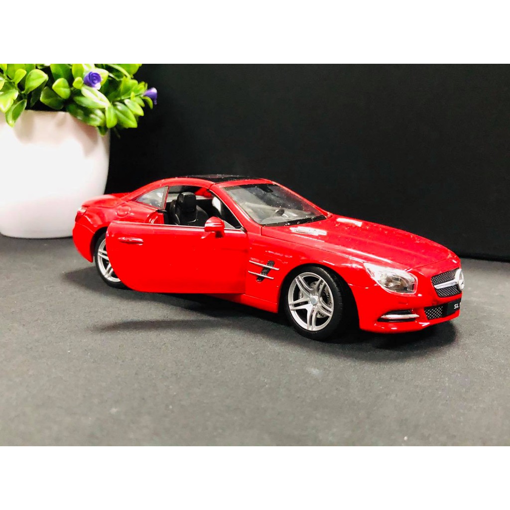 MÔ HÌNH XE Ô TÔ KIM LOẠI Mercedes-Benz 2012 SL500 1:24 BẢN CAO CẤP