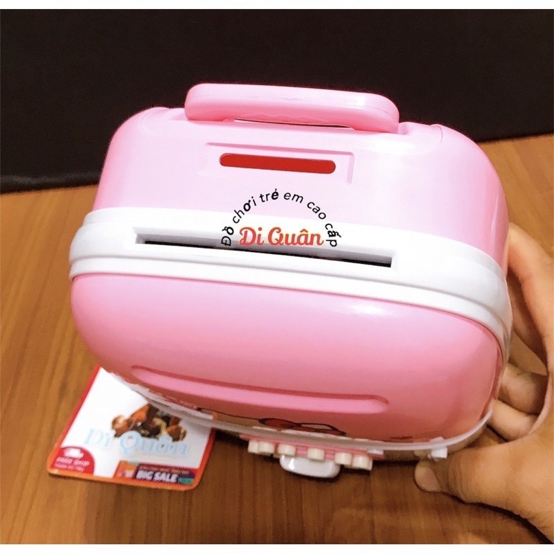 đồ chơi Hộp máy rút tiền atm pin vali mèo kitty(ảnh thật shop tự chụp và giữ bản quyền hình ảnh)