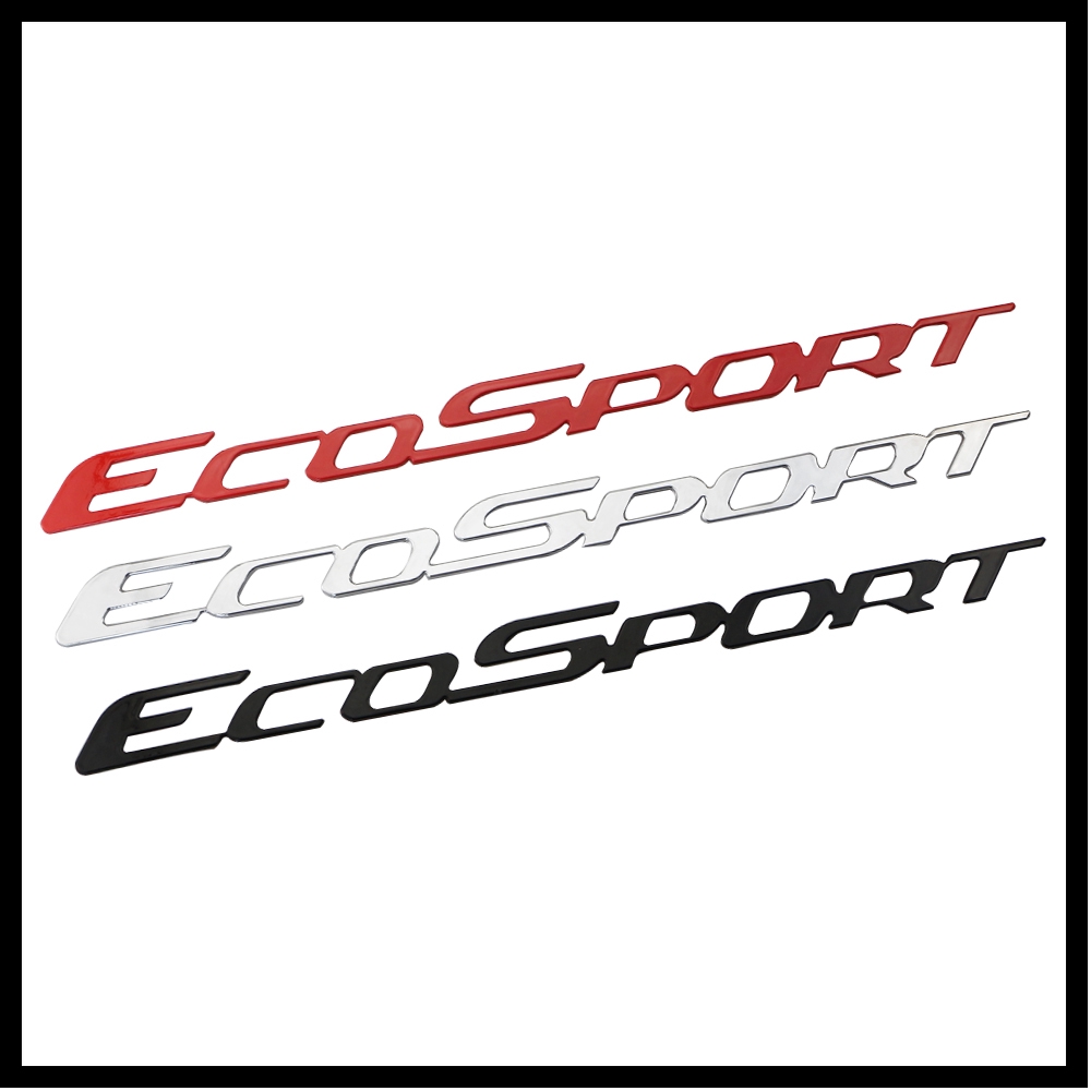 Hình dán trang trí bánh xe dự phòng cho xe Ford New Ecosport 2018 2019