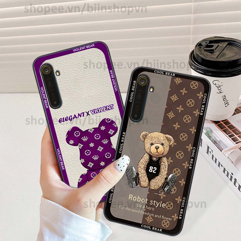 Ốp Realme 6 / 6 Pro hình gấu bear brick đẹp độc lạ, thời trang, cá tính