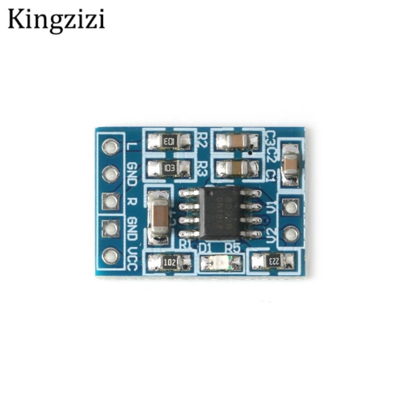 Bảng mạch khuếch đại công suất âm thanh mini kênh đơn HXJ8002 tiếng ồn thấp 2. 0-5. 5V thay thế PAM8403