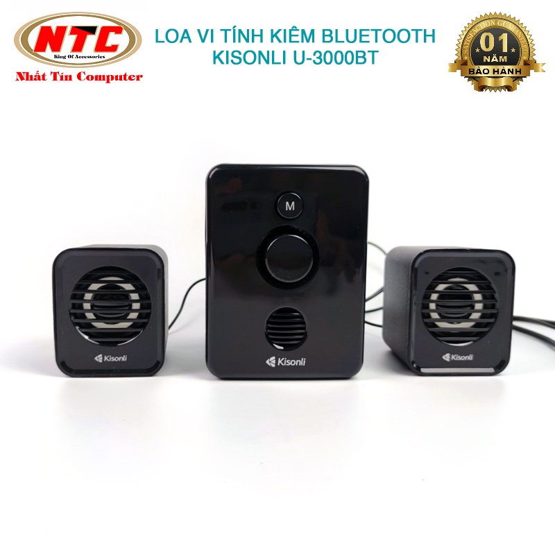 Loa vi tính 2.1 Kisonli U-3000BT hỗ trợ kết không dây bluetooth (nhiều màu) Phụ kiện 1986