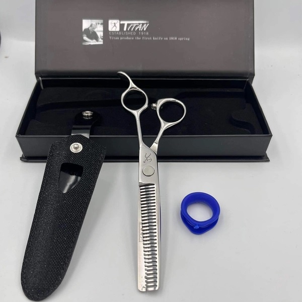 Kéo cắt tóc Titan thép Nhật 440C sắc bén bền bỉ - MJJ630