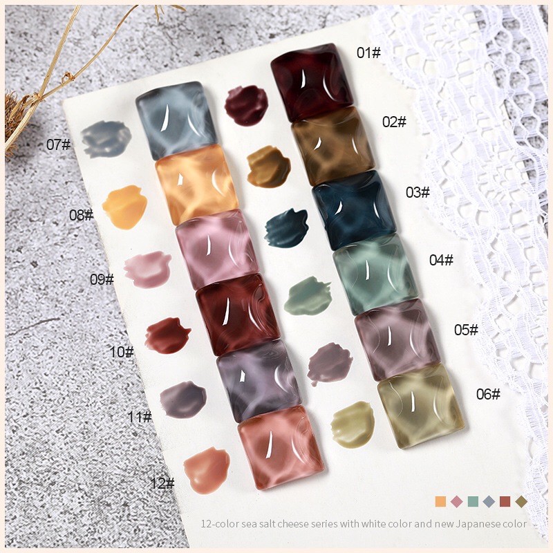sơn gel as 12 màu mới CSE