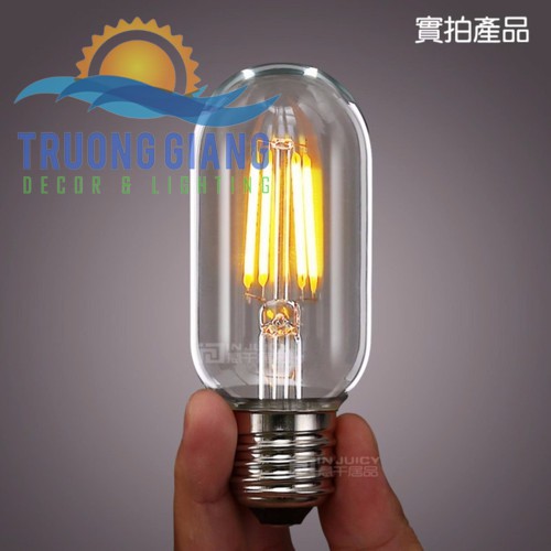 BÓNG LED EDISON T45 - 4W - ĐUI E27 - ÁNH SÁNG [ 2700K - 6500K ]