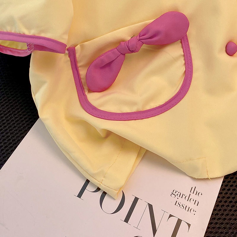 Áo Sơ Mi Tay Ngắn Phồng Ngắn Cổ Búp Bê Đính Nơ Kiểu Nhật Bản Dễ Thương Cho Nữ