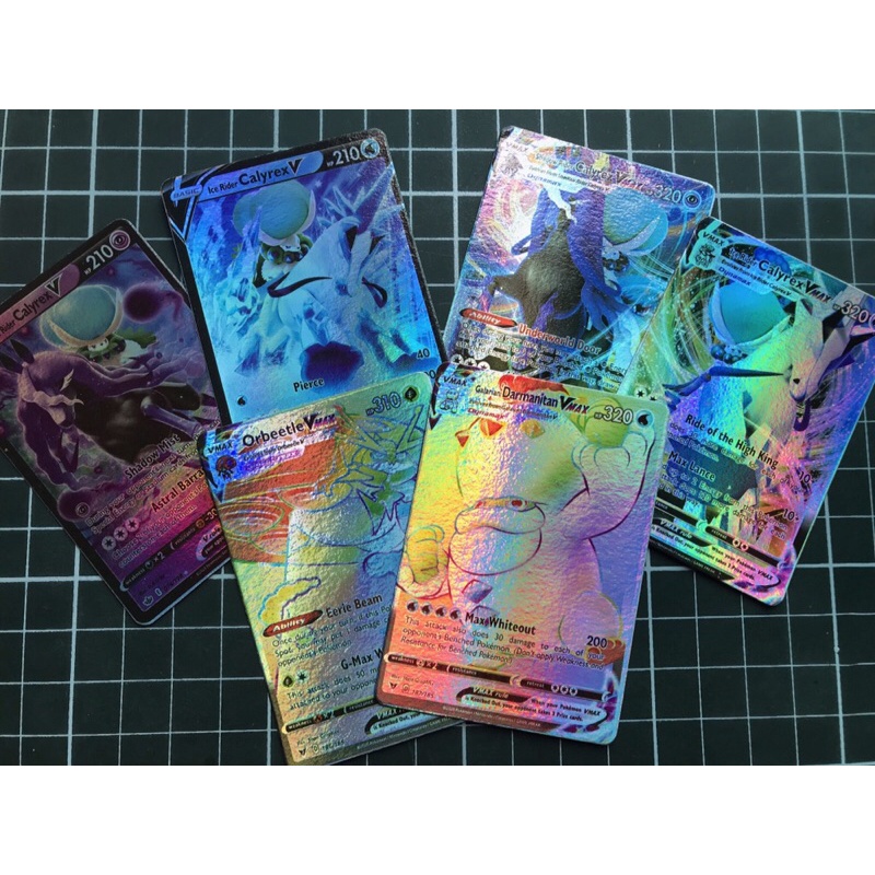 Thẻ Bài Pokemon Calyrex V,Vmax