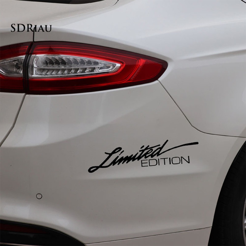 Decal dán trang trí &quot; Limited Edition &quot; cho oto