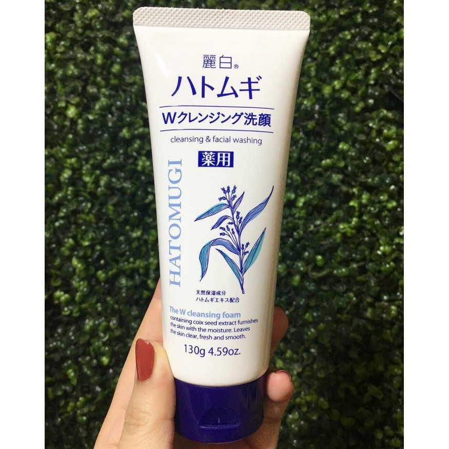Sữa rửa mặt Hatomugi 130gr trắng sáng da chính hãng Nhật Bản | BigBuy360 - bigbuy360.vn