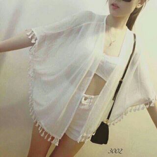 Áo choàng đi biển kimono