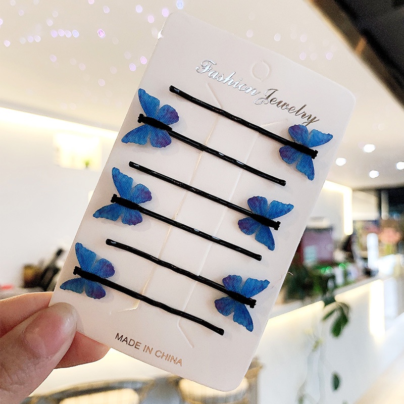 Kẹp tóc hình bướm nhỏ phong cách Hàn Quốc tinh tế thiết kế mới