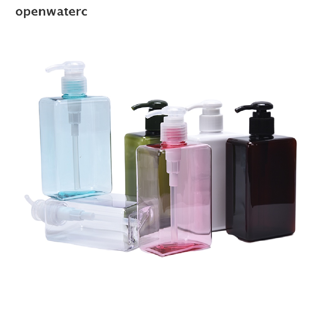 Chai Nhựa Rỗng Trong Suốt Dung Tích 280ml Đựng Dầu Gội Đầu Tiện Dụng