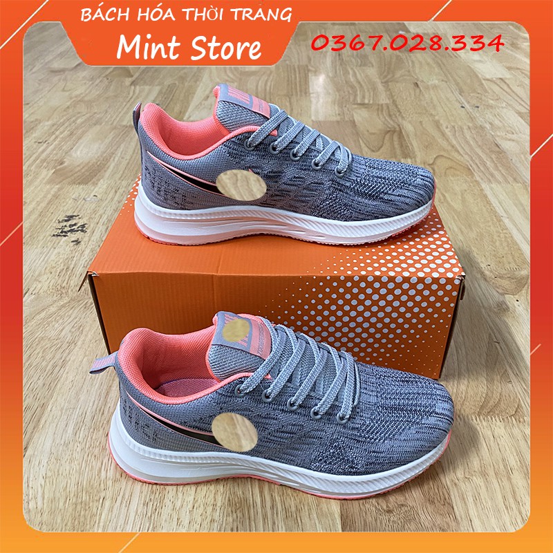 GIÀY THỂ THAO NỮ NK ĐẾ NHẸ VẢI MỀM THOÁNG KHÍ DỄ PHỐI ĐỒ DÁNG BASIC G 119 | BigBuy360 - bigbuy360.vn