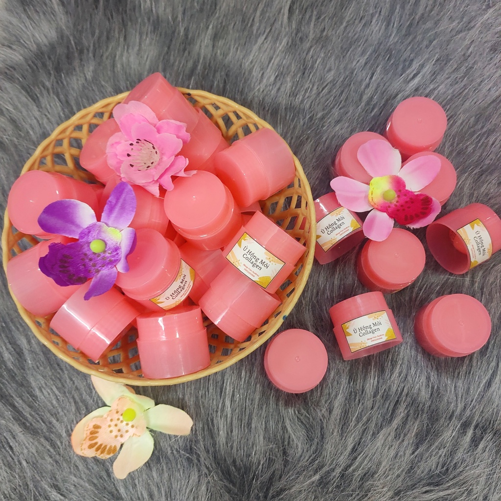 Dưỡng Hồng Môi Collagen Thiên Nhiên - Mặt Nạ Ngủ Cho Môi