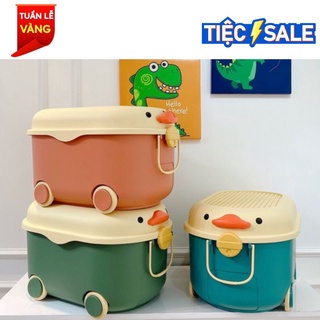 Thùng đựng đồ chơi có bánh xe di chuyển