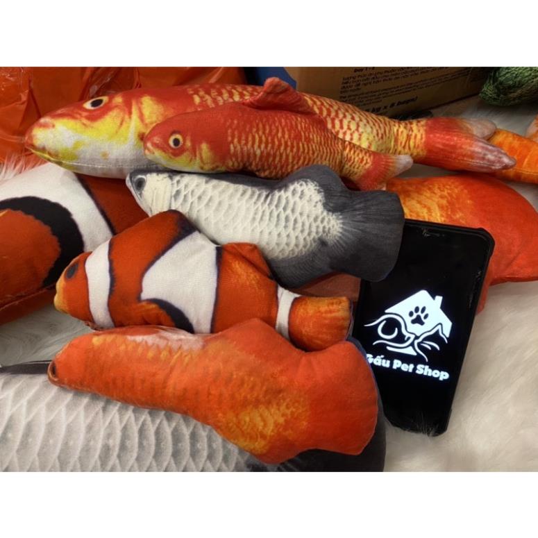 Đồ Chơi Cá Bông Nhồi Catnip Cho Boss Mèo