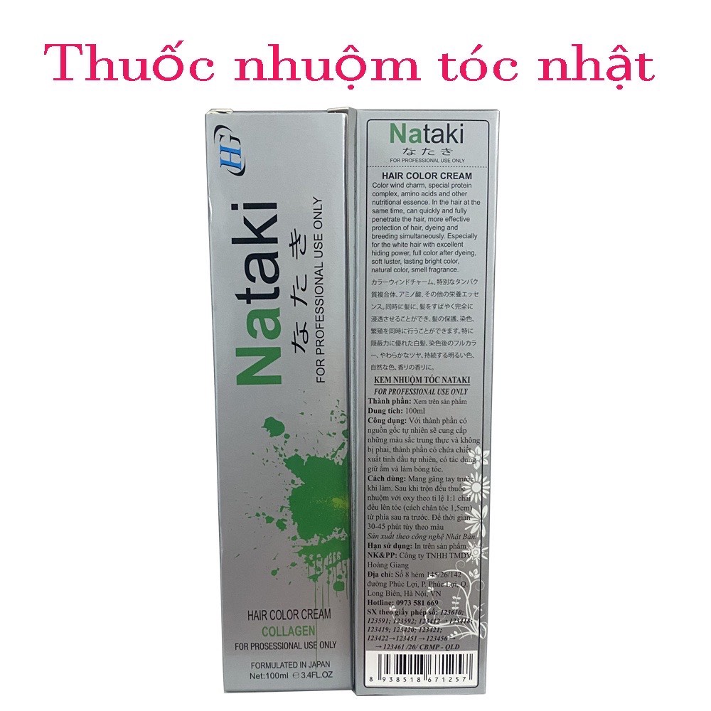 Thuốc nhuộm tóc màu xanh dương xanh rêu đen nâu sữa nâu khói vàng khói NEW1999 kem nhuộm tóc tại nhà nam nữ