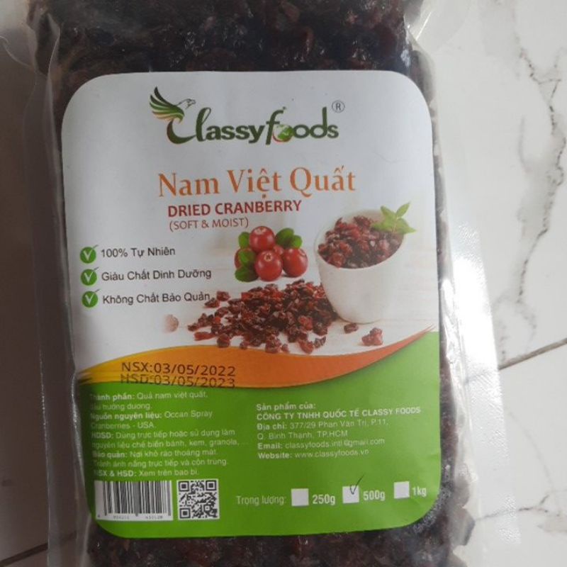 Nam Việt Quất Hàng loại 1 _ 500g