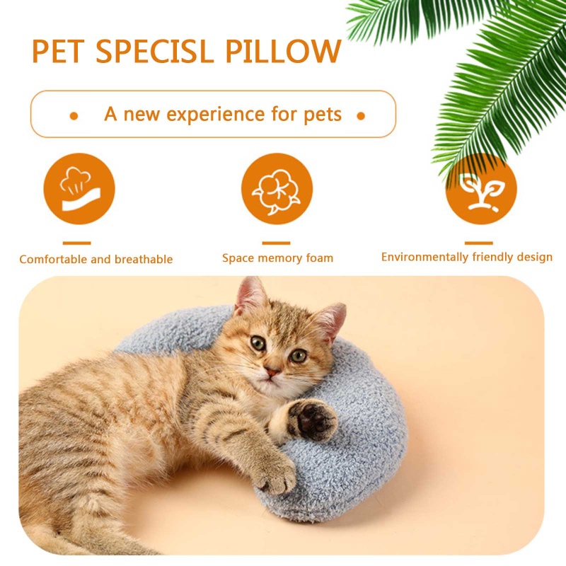 Gối đỡ cổ hỗ trợ giấc ngủ giảm lo âu làm đồ chơi cho thú cưng nhai cắn