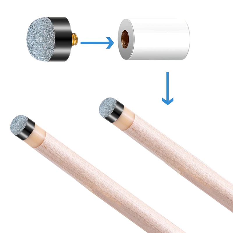 Set 30 Đầu Cơ Bida Thay Thế 12 mm / 13 mm