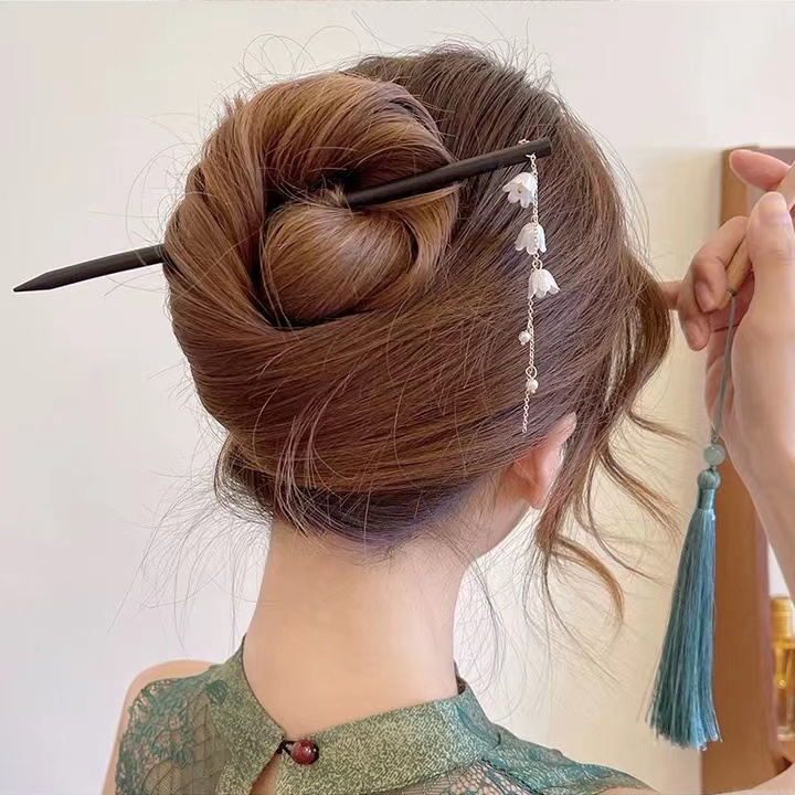 Kẹp Tóc Tua Rua Phong Cách Hàn Quốc Xinh Xắn Dành Cho Nữ
