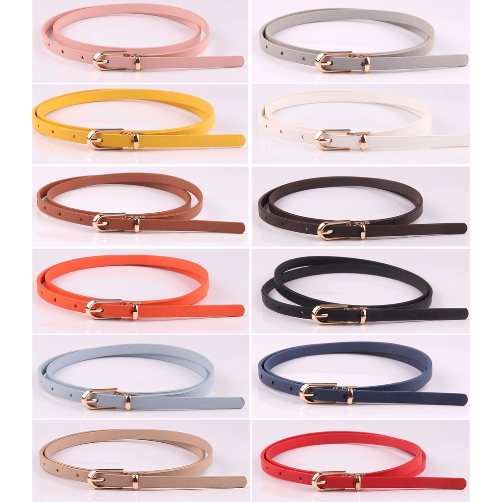 Thắt Lưng Nữ Nhỏ Xinh TL005 ShopMaySG, Dây Lưng Nữ, Dây Nịt Nữ Chất Liệu Da PU Khóa Kim Loại Bền Đẹp