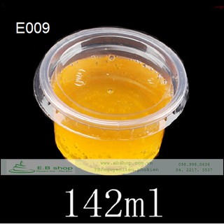 CỐC NHỰA CARAMEN THẠCH NẮP TRONG E009 50C