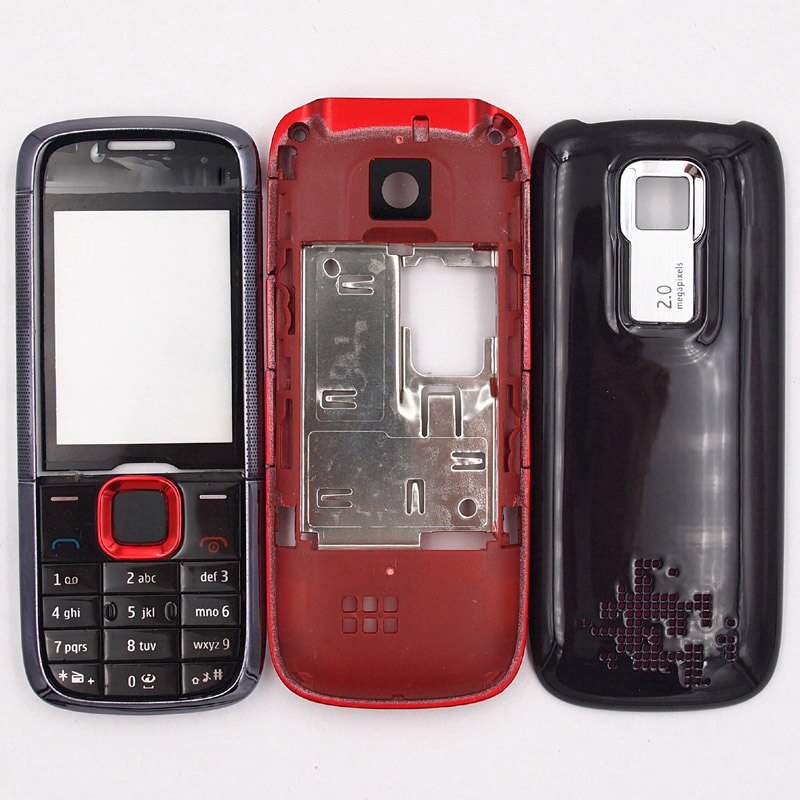 Ốp Điện Thoại Khung Trước + Sau Kèm Bàn Phím Tiếng Anh Cho Nokia 5130 XpressMusic