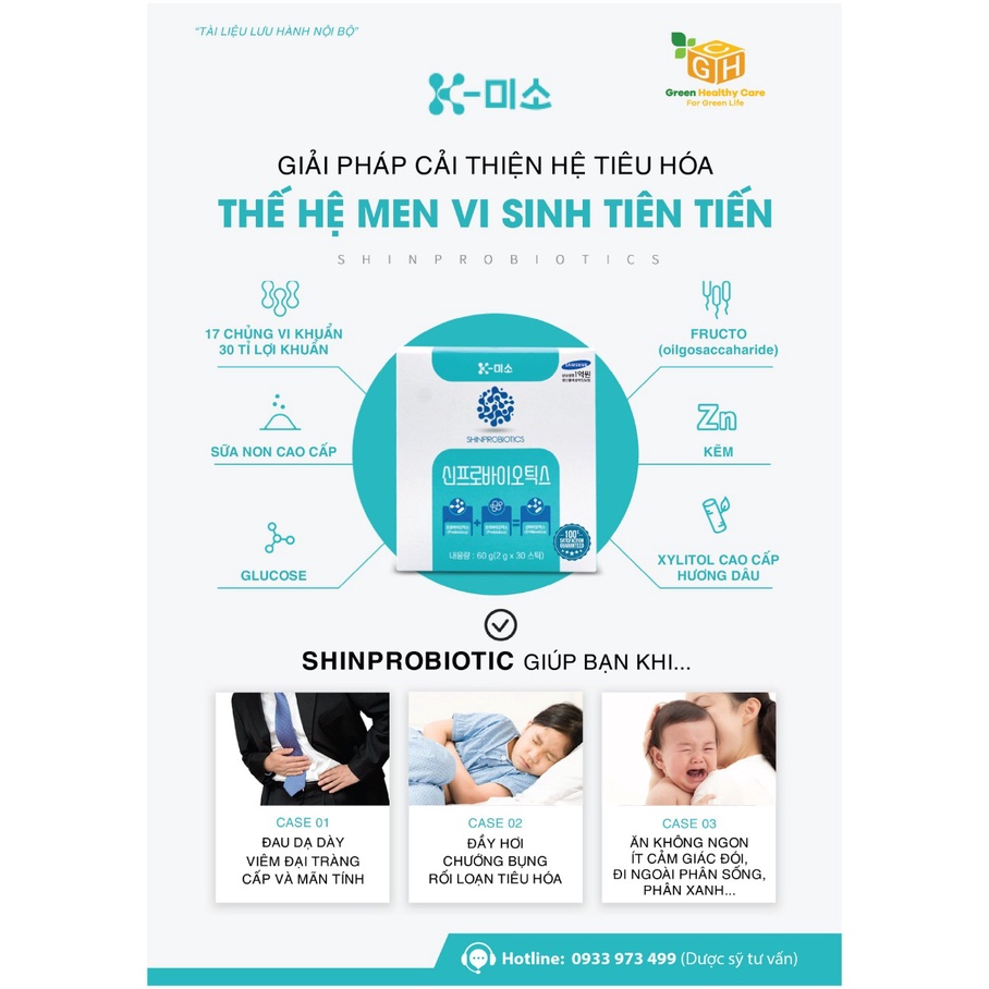 Mem vi sinh nhập khẩu SHINPROBIOTICS  bổ sung 17 tỷ lợi khuẩn giúp cân bằng, tăng cường chức năng hệ tiêu hóa.