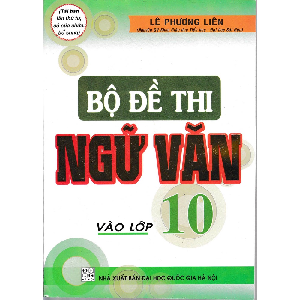 Sách - Bộ Đề Thi Ngữ Văn Vào Lớp 10