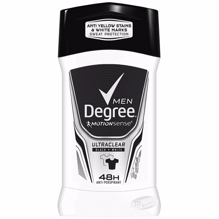 Lăn khử mùi dạng sáp nam Degree Men UltraClear Antiperspirant Deodorant Black + White 76g (Mỹ)