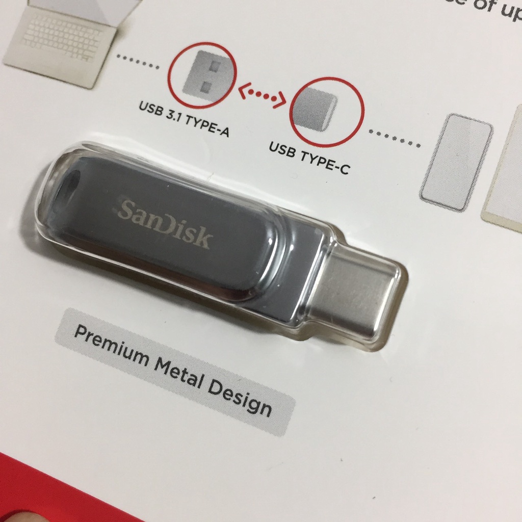 Usb 128GB tốc độ cao 2 cổng giao tiếp Sandisk SDDDC4 32GB/ 64GB/128GB /256GB/ 512GB | WebRaoVat - webraovat.net.vn