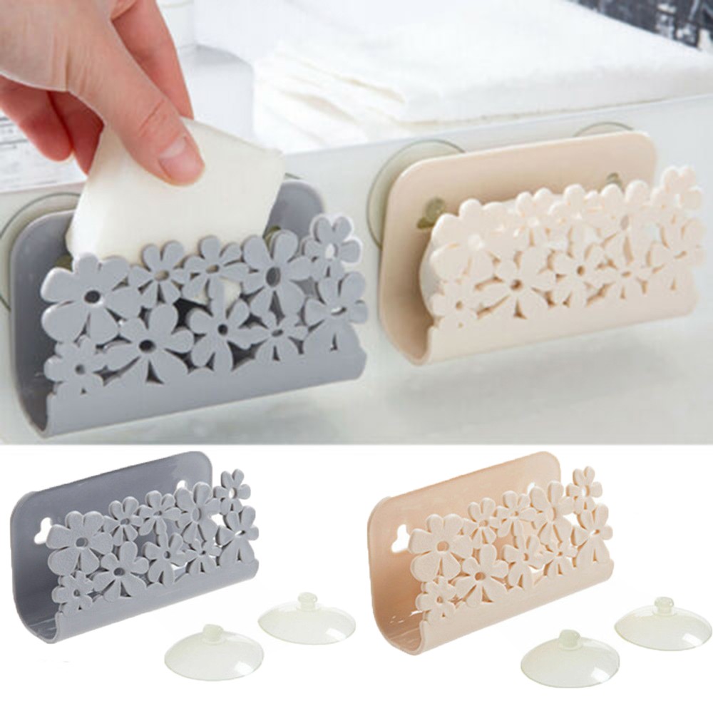Giá Đựng Bánh Xà Phòng Đa Năng Có Giác Hút Dán Tường Tiện Dụng