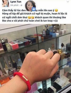[hàng có sẵn] vòng dây đỏ tài lộc thái lan