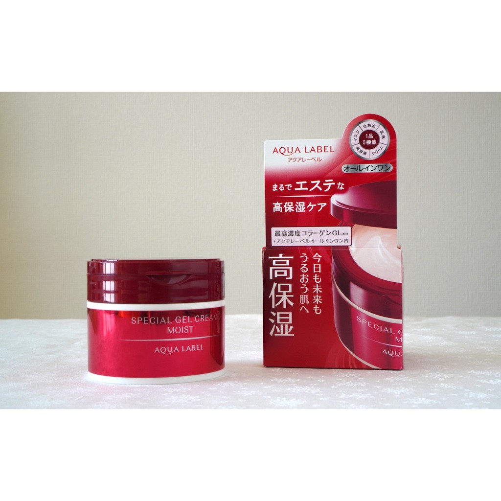 DATE 2024-Kem dưỡng da Shiseido Aqualabel Special Gel Cream 5 in 1 90G