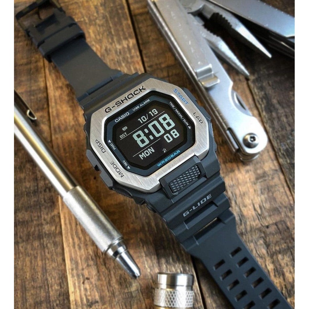Đồng Hồ casio GSHOCK Nam GBX-100-1 New arival Chồng Nước Mặt Vuông
