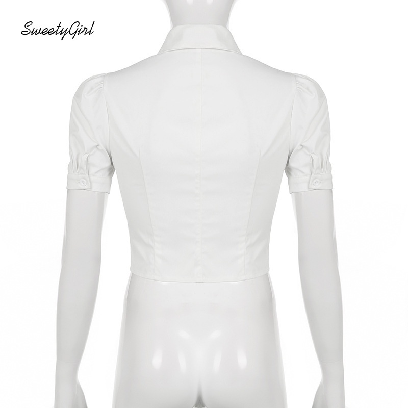 Áo Sơ Mi Nữ Tay Ngắn Cổ Bẻ Họa Tiết Sọc Thời Trang 2022