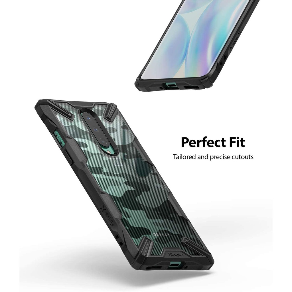 Ốp lưng OnePlus 8 Ringke Fusion X (Ringke Fusion X OnePlus 8 Korea Case) - Nhập khẩu Hàn Quốc