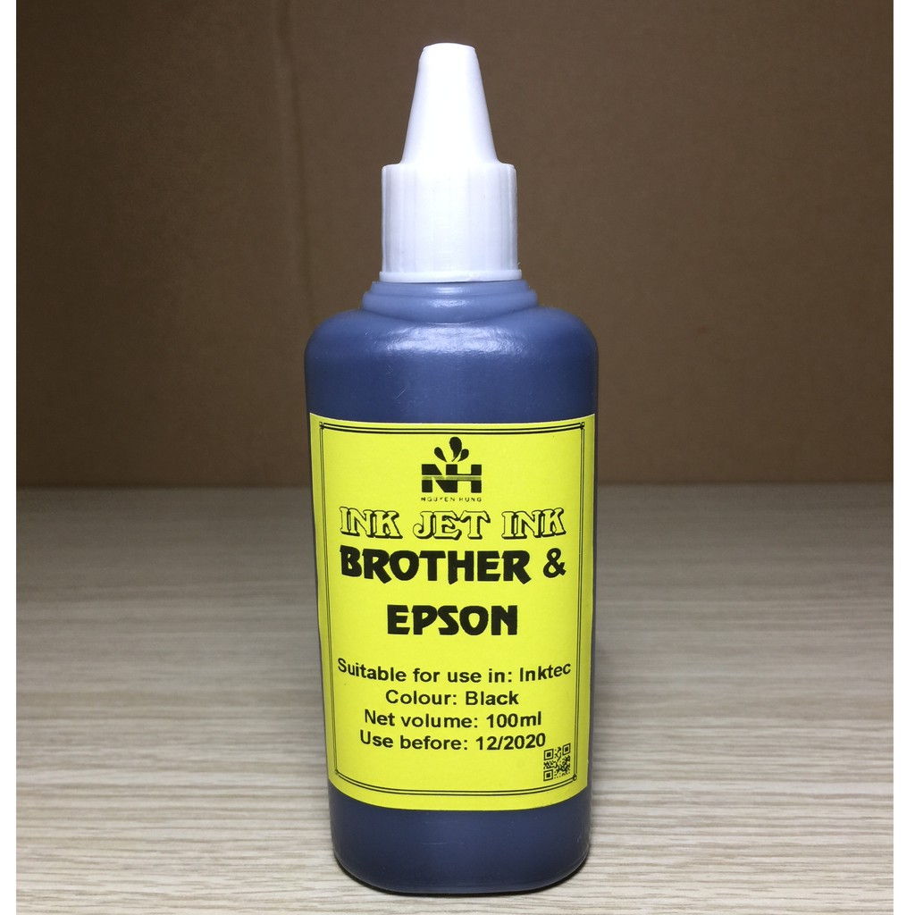 Mực in màu đen dùng cho máy in phun màu Brother (100ml)