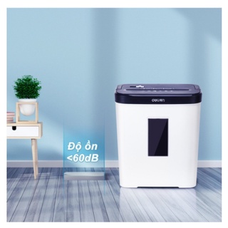 Máy hủy giấy tài liệu deli 9939 dung tích 12l , giấy a4 - bio store