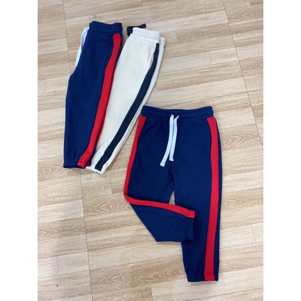 Set 2 quần Jogger Lót Nỉ Xuất Xịn Cho Bé