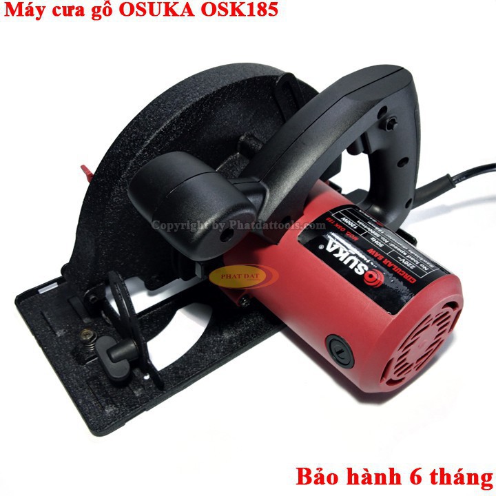 Máy Cưa Xẻ Gỗ,Cốp Pha Cầm Tay OSUKA 185 1200W-Máy Cưa Đĩa Công Suất Lớn-Hàng Chính Hãng