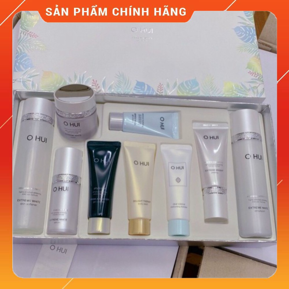 [MỚI] Sét dưỡng trắng da mờ thâm nám chống lão hóa Ohui Extreme white full