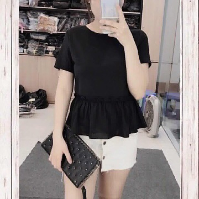 Áo bèo babydoll oasis