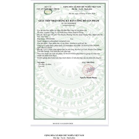 ALUSHARVIN GOLD GEL -  HỖ TRỢ BẢO VỆ NIÊM MẠC DẠ DÀY, GIẢM ĐAU DO VIÊM LOÉT DẠ DÀY