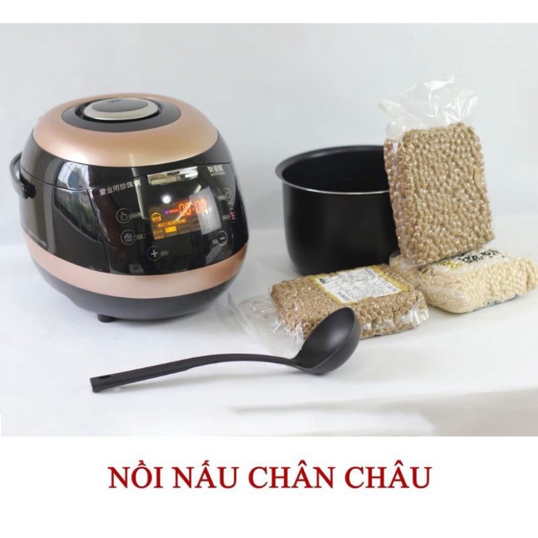Nồi nấu trân châu tự động AONUOSI + Tặng vợt múc trân châu