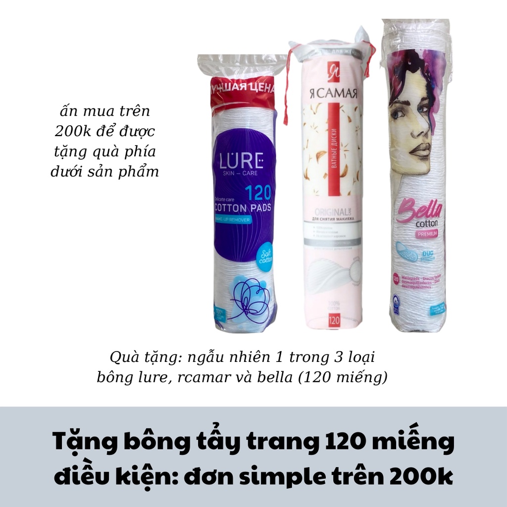 [COMBO SIMPLE] Bộ 3 Nước Tẩy Trang, Sữa Rửa Mặt, Toner Simple
